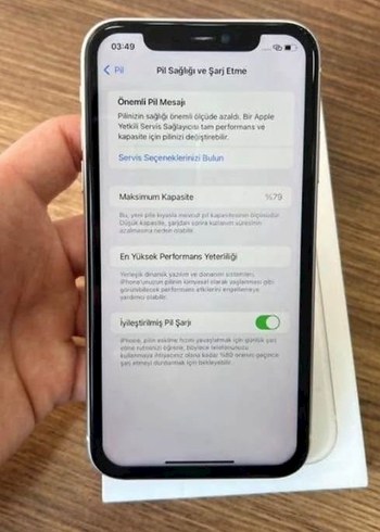 Beyaz iPhone 11tr - Görsel 3