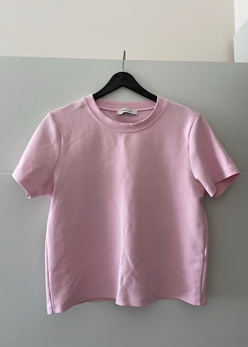 LC Waikiki Pembe Kısa Kollu Basic Kadın Tişört