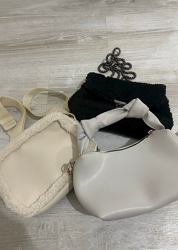 3 lü kadın çanta - Görsel 6