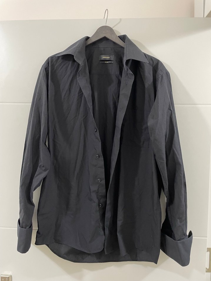 Erkek Siyah Gömlek - Görsel 2