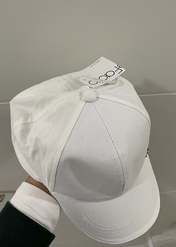 Beyaz Kadın Şapka - Görsel 3