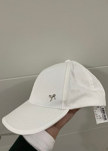 Beyaz Kadın Şapka - Görsel 4
