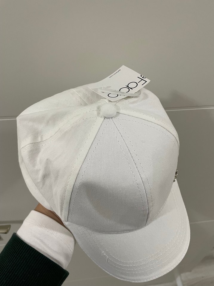 Beyaz Kadın Şapka - Görsel 3