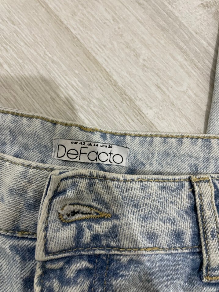 Buz mavi kadın jean - Görsel 4