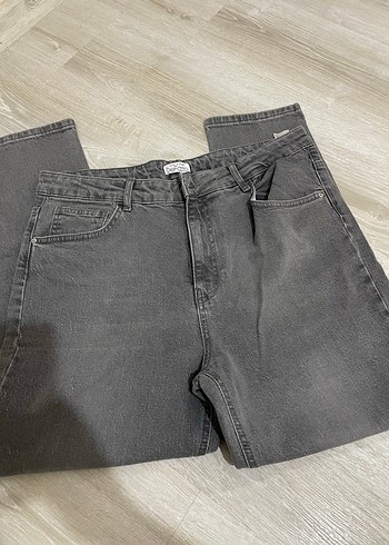 Kadın Gri Jean Pantolon - Görsel 4