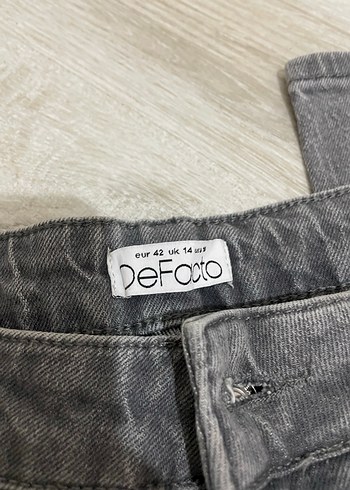 Kadın Gri Jean Pantolon - Görsel 5