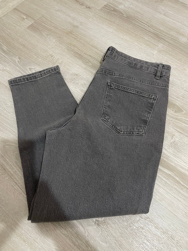 Kadın Gri Jean Pantolon - Görsel 2