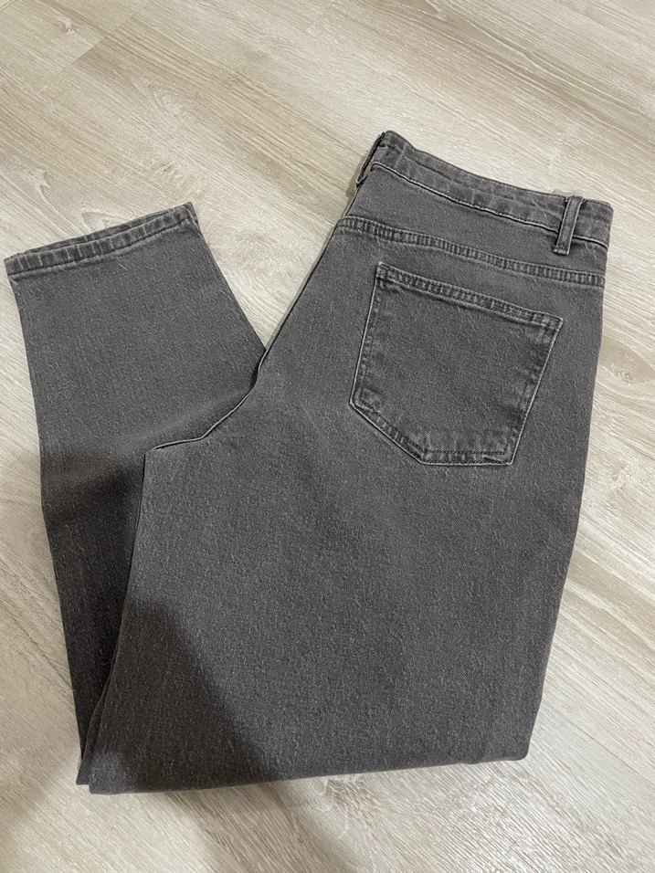 Kadın Gri Jean Pantolon - Görsel 3