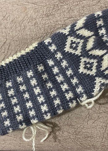 Çeyizlik el örgüsü patik - Görsel 5