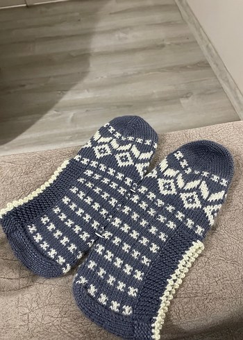 Çeyizlik el örgüsü patik - Görsel 4