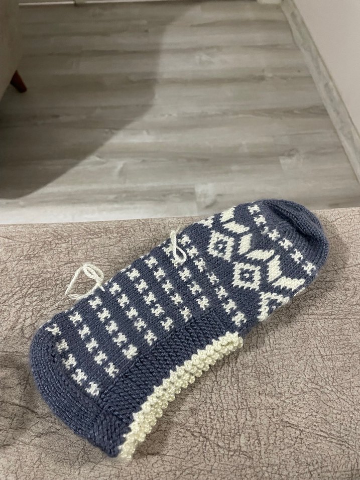 Çeyizlik el örgüsü patik - Görsel 3