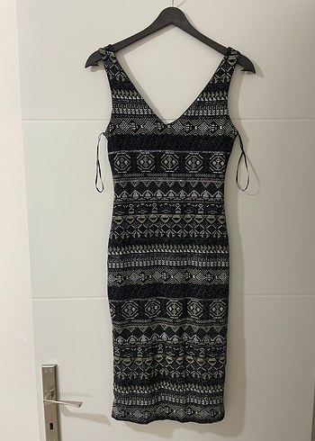 Simli kadın elbise - Görsel 2