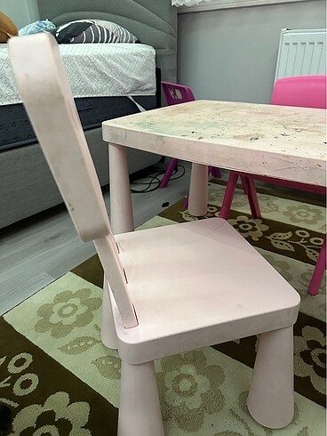 Ikea İkea çocuk masa sandalye