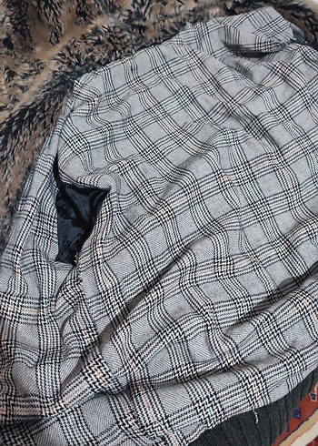 Erkek Gri Kısa Kürklü Kapüşonlu Kış Ceketi - Görsel 6