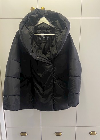xs Beden siyah Renk Siyah Oversize Kadın Mont
