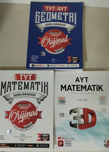 TYT AYT Matematik ve Geometri Soru Bankası Seti