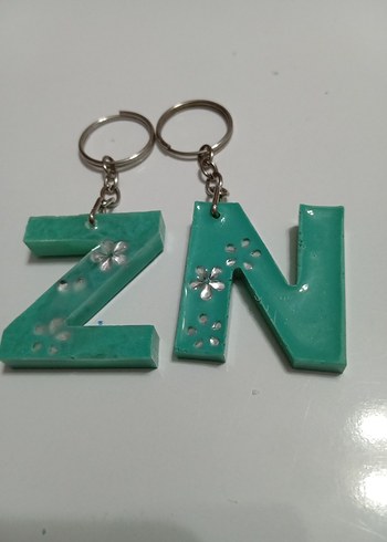 Renkli Boncuklu Bohem Anahtarlık epoksi - Görsel 4