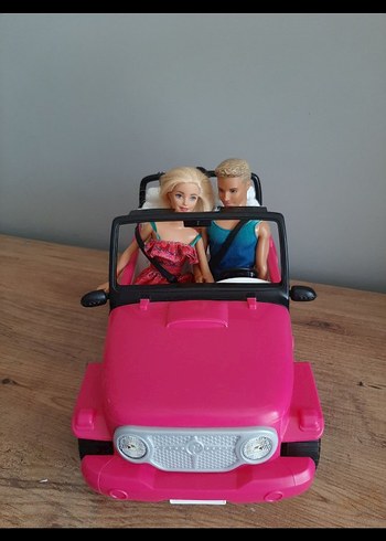 barbie, ken ve jeep