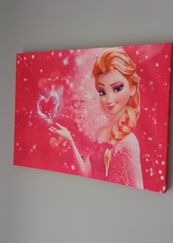 Pembe Renkli elsa tablo
