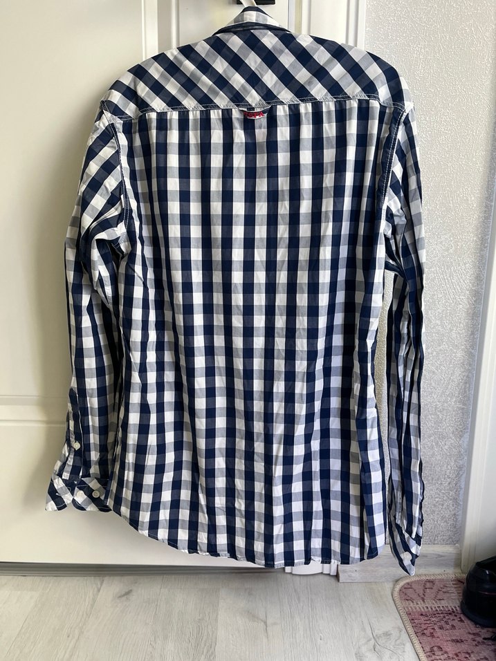 Us.polo Erkek Uzun Kollu Kareli Pamuk Gömlek - Görsel 3