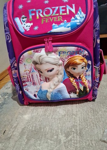 Renkli Frozen Fever Okul Çantası
