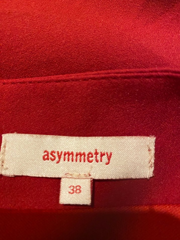 Kırmızı Midi Hamile Etek - Görsel 3