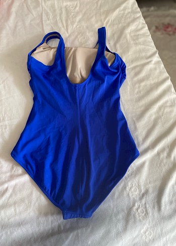 Parlak Mavi İnce Askılı Kadın Mayo - Görsel 2