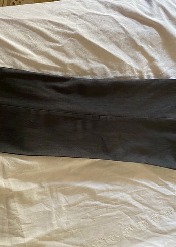 Gri Midi Keten erkek Pantolon - Görsel 2