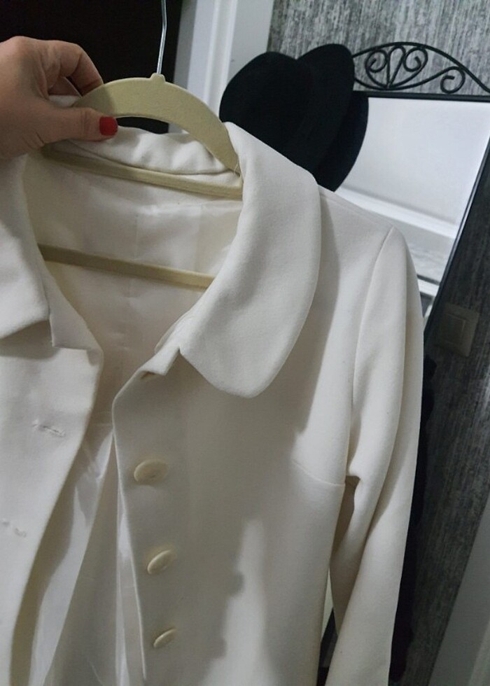 Özel dikim kaşe kaban - Görsel 4