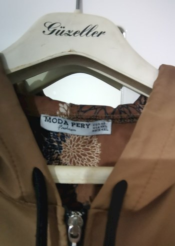 Kadın Uzun vizon rengi bonvit kumaş mevsimlik - Görsel 3