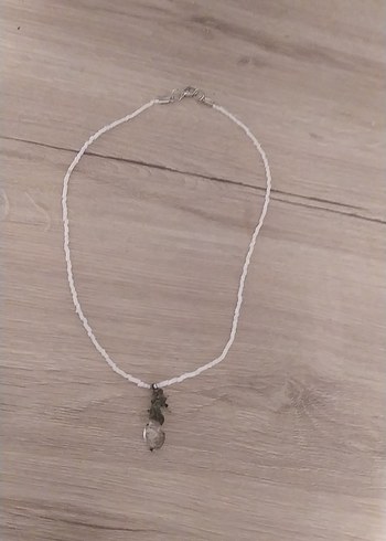 Diğer Şeffaf Denizatı Detaylı Minimalist Kolye