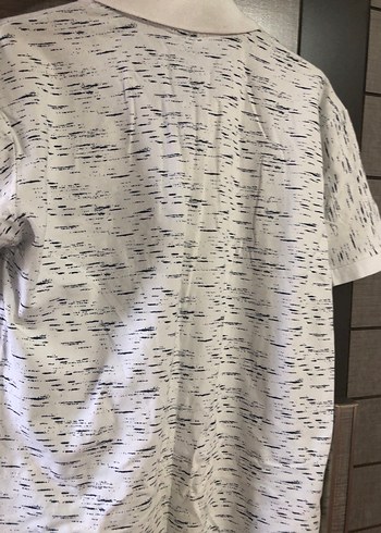 xl Beden Düğmeli Beyaz Erkek Polo Tişört