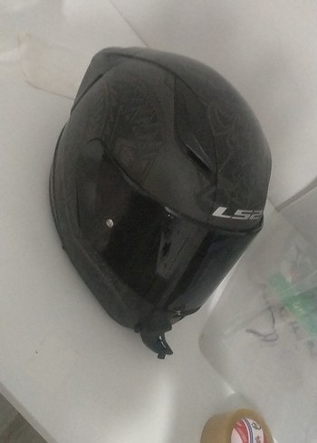 Siyah Minimalist Biker Kask - Görsel 3