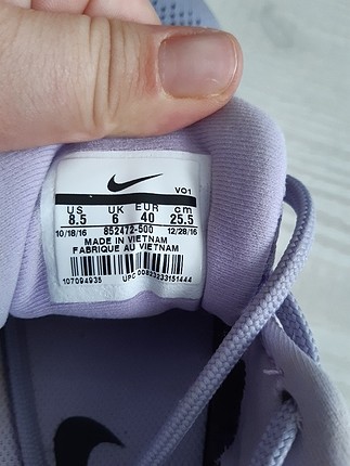 40 Beden mor Renk Nike Zoom