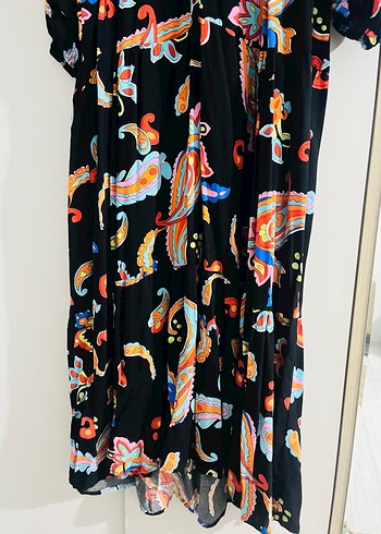 Bohem Çok Renkli Uzun Desenli  - Görsel 2