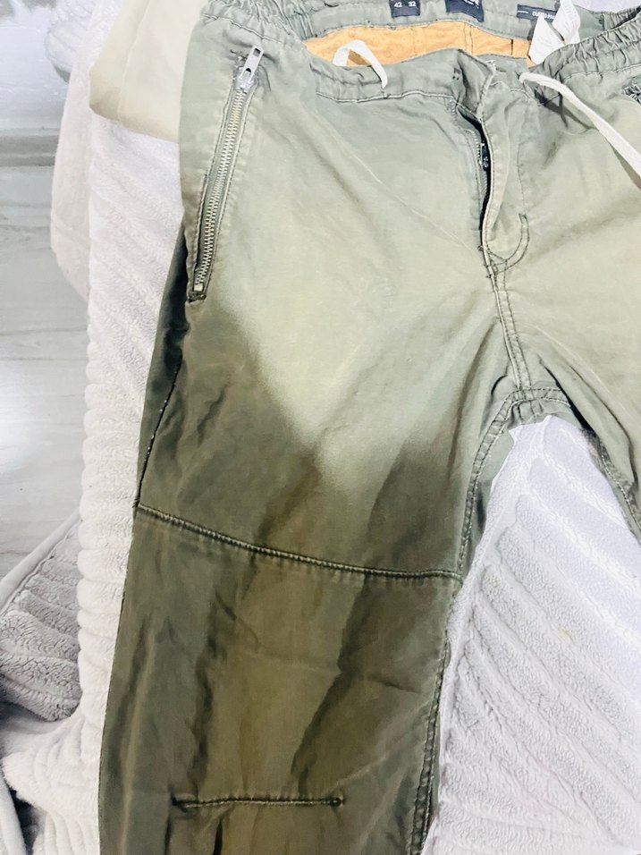 Pull&Bear Gri Cep Detaylı Rahat Kesim Erkek Pantolon - Görsel 3