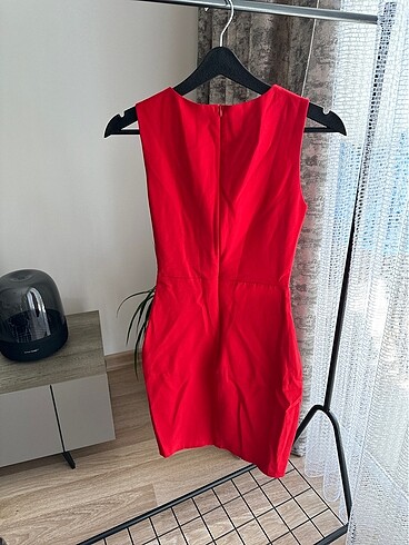 34 Beden kırmızı Renk TRENDYOLMİLLA Elbise
