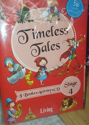  ingilizce- Timeless Tales Hikaye Seti - 8 Kitap+Aktivite+CD