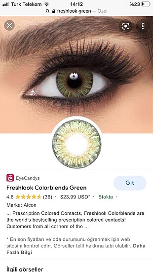 Green lens