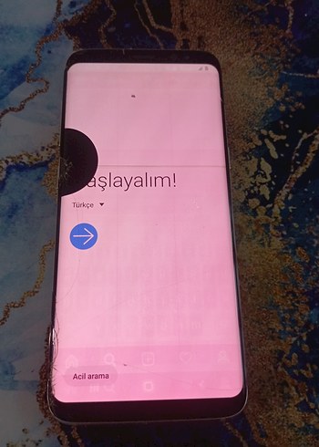 Samsung Koyu Pembe Android Telefon