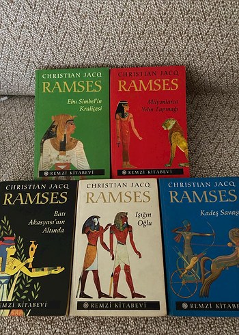 Christian Jacq Ramses 5 Kitap Seti