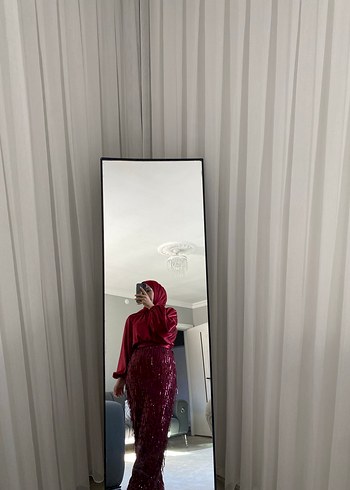 Alıcılar ne diyor? Uzun Kollu Kırmızı Drapeli 36,38,40 uyumlu
