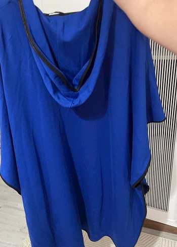 Kadın Mavi Uzun Salaş - Görsel 2