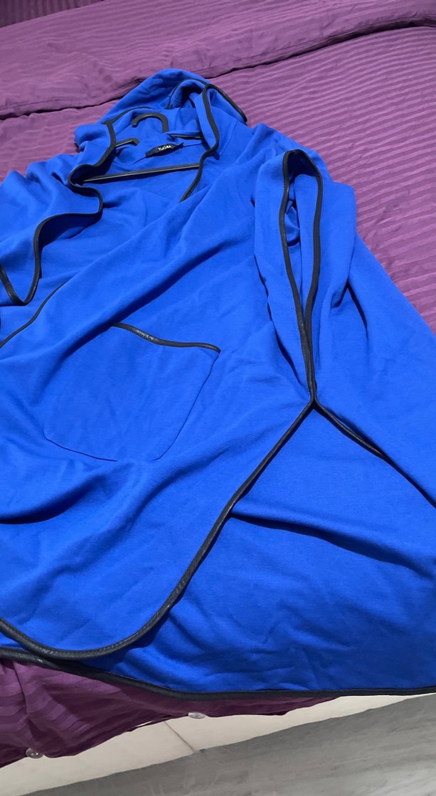 Kadın Mavi Uzun Salaş - Görsel 4