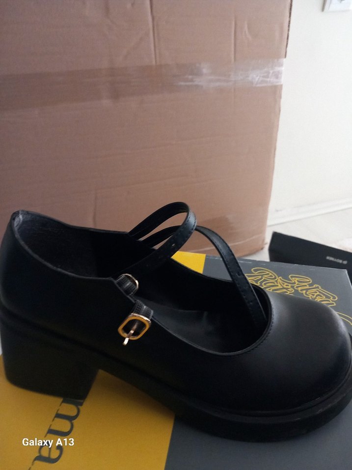 topuklu ayakkabı leofer model - Görsel 4