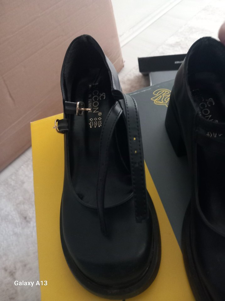 topuklu ayakkabı leofer model - Görsel 2