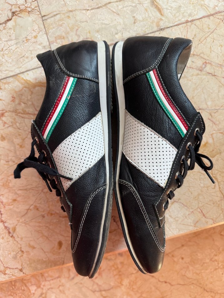 Siyah desenli Erkek Ayakkabı - Görsel 5