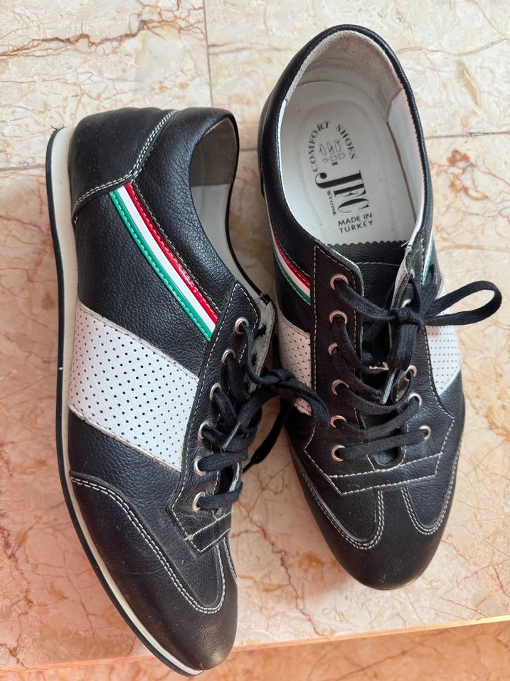 Siyah desenli Erkek Ayakkabı - Görsel 3