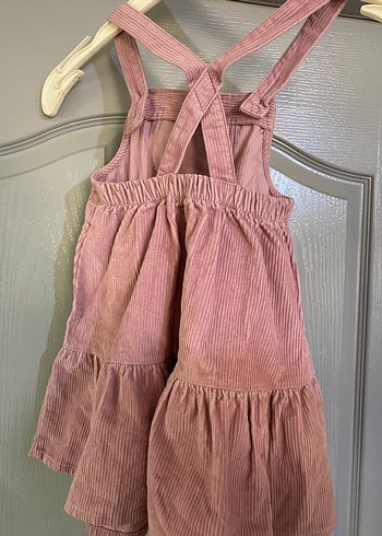 LC Waikiki Kız Çocuk lila Fırfırlı Askılı Elbise
