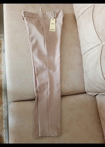 Bej Kadın Kumaş Pantolon